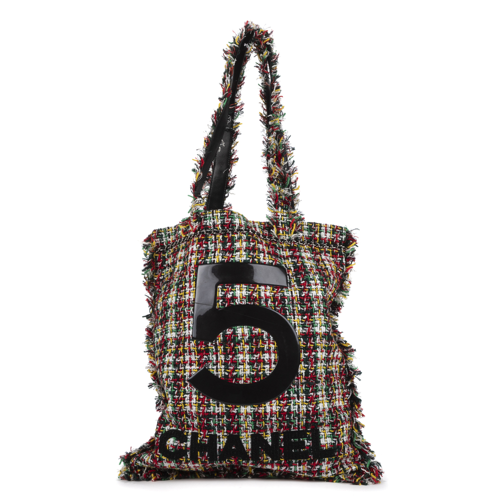 Chanel Tweed 5 Shopping tote